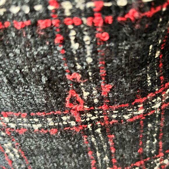 Sag Harbor Y2K Tweed Plaid Blazer Jacket 8 Full Zip Work Office Regal Academia - Picture 4 of 5